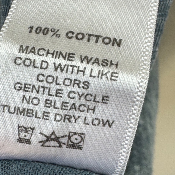 Jess & Jane Womens Opera Charcoal Mineral Wash Tunic Cotton Top Plus 1x 20 22W - Picture 11 of 13